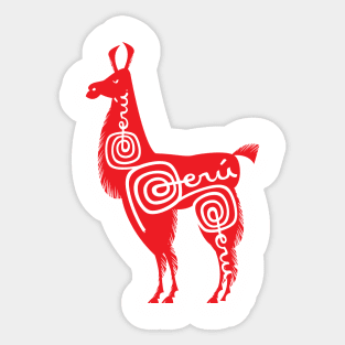 Peru Alpaca 2 Sticker